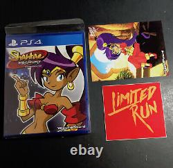 Shantae Risky's Revenge BRAND NEW Playstation 4 PS4 Limited Run + Postcard