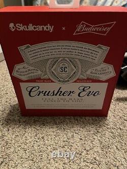 Skullcandy Headphones Crusher Evo Limited Edition Budweiser Brand