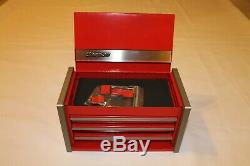 Snap On Red Mini Micro Top Chest Tool Box Rare Limited Edition Brand New