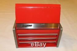 Snap On Red Mini Micro Top Chest Tool Box Rare Limited Edition Brand New