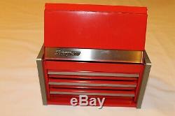 Snap On Red Mini Micro Top Chest Tool Box Rare Limited Edition Brand New