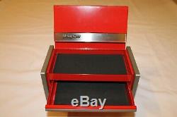 Snap On Red Mini Micro Top Chest Tool Box Rare Limited Edition Brand New