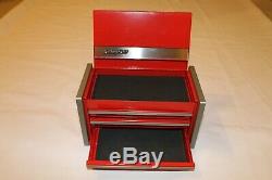 Snap On Red Mini Micro Top Chest Tool Box Rare Limited Edition Brand New