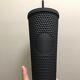Starbucks Fall 2019 Limited Edition Studded Tumbler Cup Matte Black. Brand New