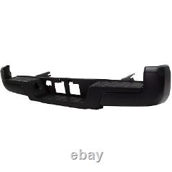 Step Bumper For 2016-2023 Toyota Tacoma Rear Powdercoated Black Steel