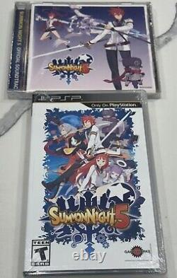 Summon Night 5 Limited Edition withSoundtrack (PSP 2015) Brand New Factory SEALED