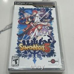 Summon Night 5 Limited Edition withSoundtrack (PSP 2015) Brand New Factory SEALED