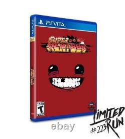 Super Meat Boy Playstation Vita Limited Run Games Preorder Brand New Sealed