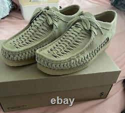 Supreme Clarks Woven Wallabee Shoes Size 10.5 Tan Brand New Unworn