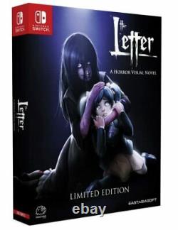 THE LETTER A HORROR VISUAL NOVEL LIMITED EDITION Nintendo Switch, Brand New