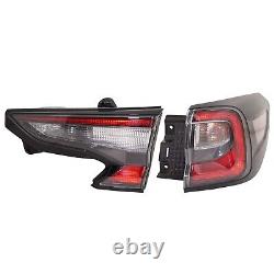 Tail Lights Taillights Taillamps Brakelights Set of 2 Passenger Right Side Pair