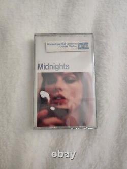 Taylor Swift Midnights Limited Moonstone Edition Blue Cassette Brand New Sealed