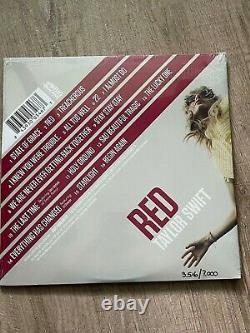 Taylor Swift RED RSD Vinyl release crystal clear vinyl hand numbered brand new