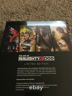 The Art of Naughty Dog Limited Edition Hardcover (Brand New, Sealed)