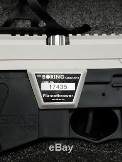 The Boring Company Not A Flamethrower BRAND NEW, Limited Edition Serial # 17435