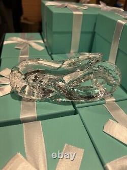 Tiffany And Co Crystal Snake Paperweight Clear Limited Edition Brand New