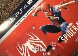 UNOPENED Spider-Man PS4 Pro 1TB Limited Edition Console Bundle BRAND NEW