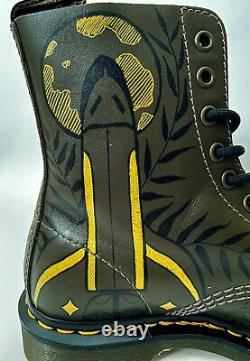 Unique Custom Hand Painted Ellie Themed Doc Martens, size 5 boots brand new