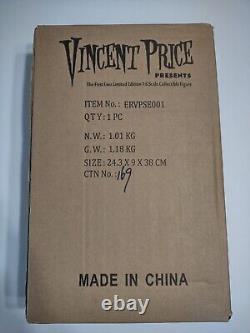 Vincent Price 12 Inch Limited Edition Collectible Figure. Brand New. Sealed