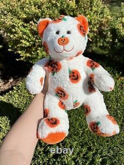 Vintage Build a Bear Pawsome Pumpkin Teddy 2006 beary limited edition brand new