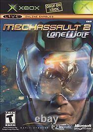 Xbox MechAssault 2 Lone Wolf Platinum Hits Edition Brand New Factory Sealed