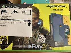Xbox One X Cyberpunk 2077 Limited Edition 1TB Console Bundle Brand New In Hand