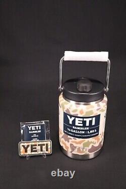 YETI Tan OG DUCK Camo Rambler 1/2 Gallon Jug Limited Edition Brand New