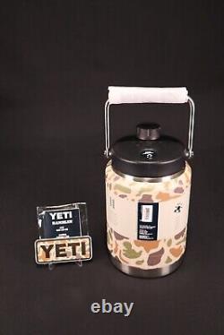 YETI Tan OG DUCK Camo Rambler 1/2 Gallon Jug Limited Edition Brand New