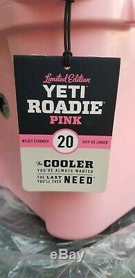 Yeti 20 Quart Pink Roadie Cooler! Limited Edition Color! Brand New In Box! L@@k