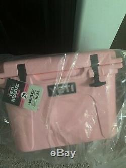 Yeti Roadie 20 Tundra Cooler LIMITED EDITION PINK BRAND NEW IN BOX HAT INCLUDED