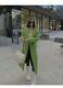 Zara Long Coat Limited Edition Moss Green Size Xl Bloggers Fav Brand New