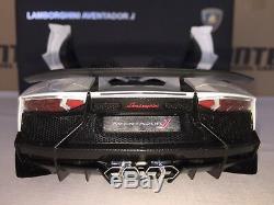 1 18 Autoart Série Signature. Lamborghini Aventador J 74674 Marque Nouveau Avec Coa