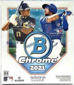 2021 Bowman Chrome Baseball Hobby Box Nouvelle Marque Scellée Livraison De Priorité Gratuite