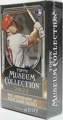 2021 Topps Museum Collection Baseball Hobby Box Brand New Scelled Livraison Gratuite