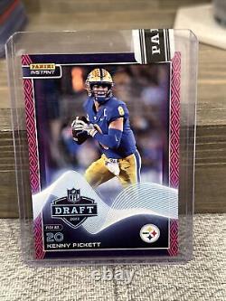 2022 Kenny Pickett Panini Rookie Draft Night Card Rc 14/25 Nouvelle Marque Scellée