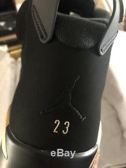 Air Jordan 6 Retro Dmp Hommes Taille 11 Or Noir / Metallic Marque Nouveau Nike