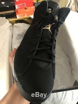 Air Jordan 6 Retro Dmp Hommes Taille 12 Or Noir / Metallic Marque Nouveau Nike