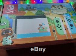 Animal Crossing New Horizons Limited Edition Nintendo Console Switch Tout Neuf