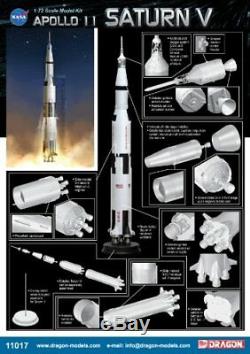 Apollo 11 Saturn V Rocket Cyber ​​hobby 1/72 Meilleur Prix Marque Japon Nouvelle