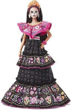 Barbie 2021 Dia De Muertos Doll, Brand New & Factory Seeled, Navires Très Accessoire