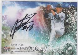 Bbm2021 2nd 25 Limited Cross Brand Edition Autograph Card Daisuke Matsuzaka S