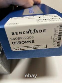 Benchmade Limited Edition 940bk-2003 Osborne Brand New #1490 Of 2000