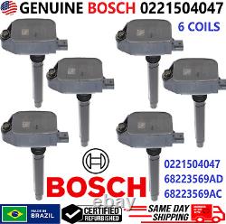 Bobines d'allumage BOSCH authentiques pour Jeep Chrysler Dodge RAM 2016-2024, 0221504047