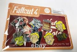 Brand New Bethesda Thinkgeek Fallout Edition Limitée Icon Enamel Pin Set 1 2 & 3
