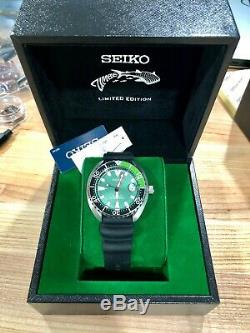 Brand New Green Mini Tortue Seiko Prospex Zimbe Srpd17k Édition Limitée De Thaïlande