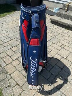 Brand New Limited Edition- Titleist Polds Of Honor Staff Bag- Rouge, Blanc, Bleu