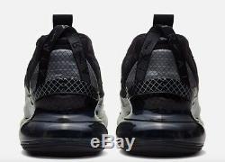 Brand New Nike Air Max 720 Hommes 818 Chaussures De Sport Athletic Training Noir Et Argent
