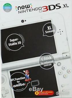 Brand New Nintendo 3ds XL Nouveau White Pearl Limited Edition 128go Upgrade Rare