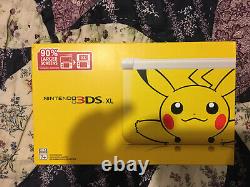 Brand New Nintendo 3ds XL Pikachu Yellow Limited Edition Officiel USA Version Us