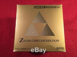 Brand New Nintendo Game Boy Advance Sp Zelda System Edition Limitée